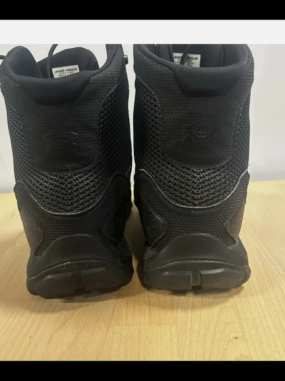 Under Armour Men's All-Black Tactical Lace-Up Boots